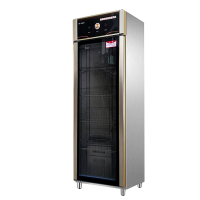 芙伦特 商用消毒柜热风循环 不锈钢立式高温厨房餐厅食堂酒店大容量碗筷单门热风消毒柜 FLT-GT-XDG-DM01