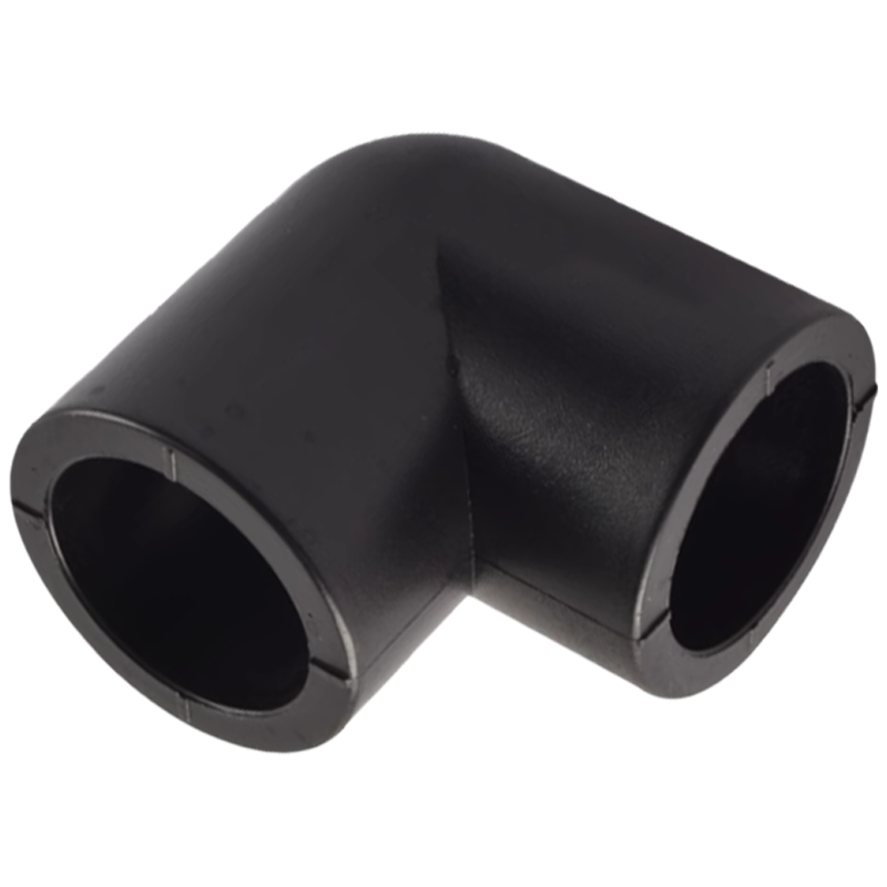 云型巨 PE弯头90° PE管配件饮用水自来水管硬管配件 90mm 单位:个