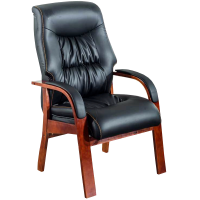 锦北 班台椅电脑椅办公椅会议椅麻将椅棋牌椅高背老板椅 8662曲木