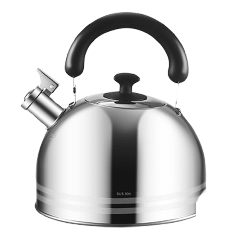 纳丽雅(Naliya)烧水壶家用大容量老式鸣音水壶明火电磁炉燃气灶用_磨砂条纹5L_按规格选择