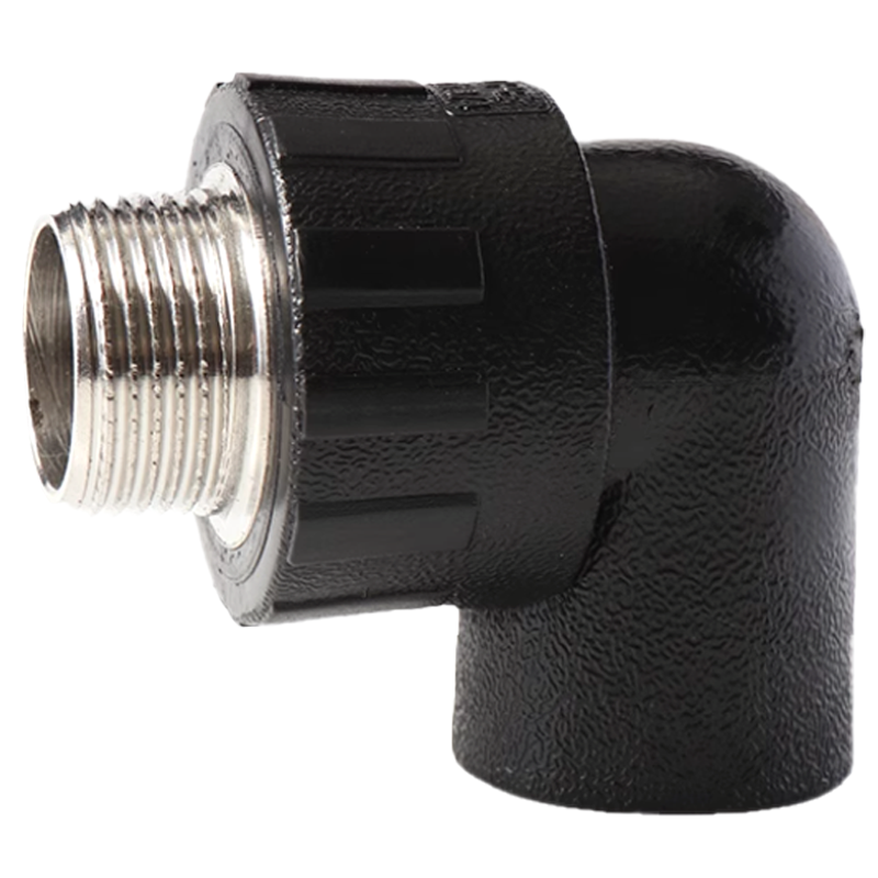 云型巨 PE外丝弯头 PE管配件饮用水自来水管硬管配件 32*6分(3/4) 单位:个