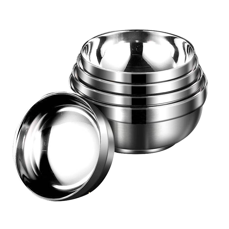 安立洁康 304不锈钢白金碗 20cm(个)