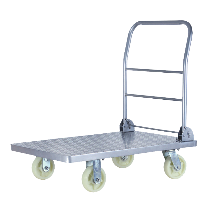 端固 重型全钢小推车折叠手推车平板车6寸轮 105*65cm ZH105/个