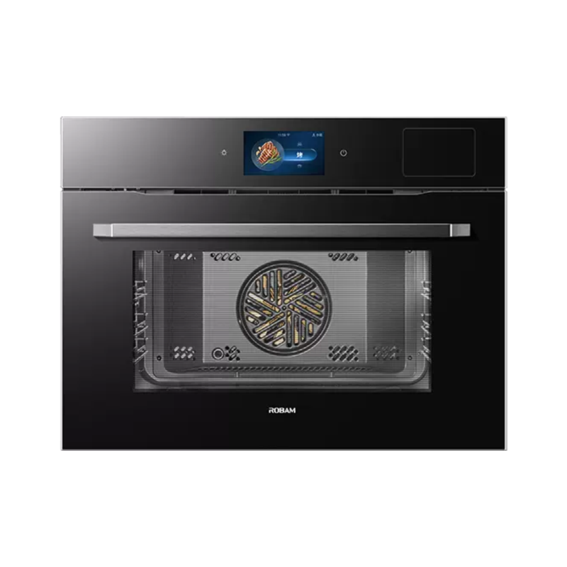 老板(ROBAM)温湿双控蒸烤炸焖炖一体机 55L大容量 彩屏蒸烤一体机 嵌入式家用多功能蒸烤箱蒸烤套装CQ9068A