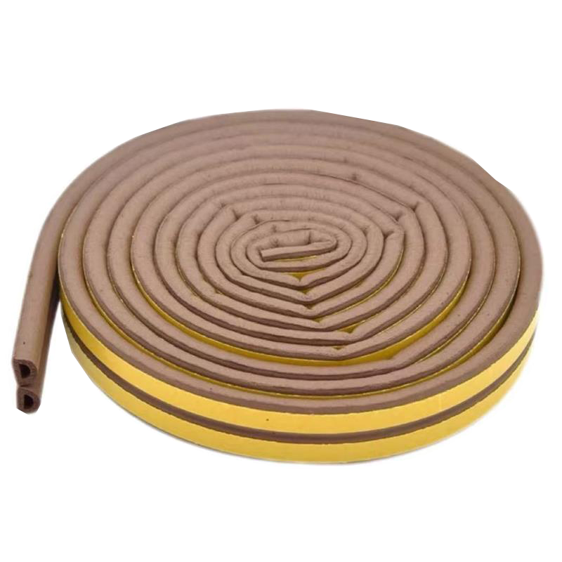 中锦科技 D型自粘密封胶条 12*10mm[棕色]米