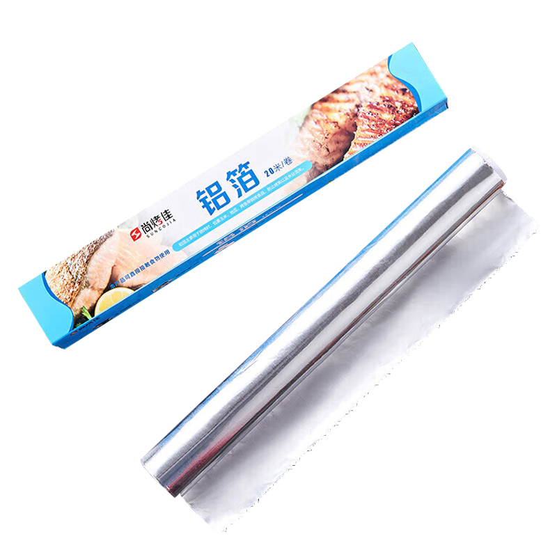 尚烤佳铝箔纸烧烤纸烘焙纸隔油纸烤箱20米铝箔SKJ-190