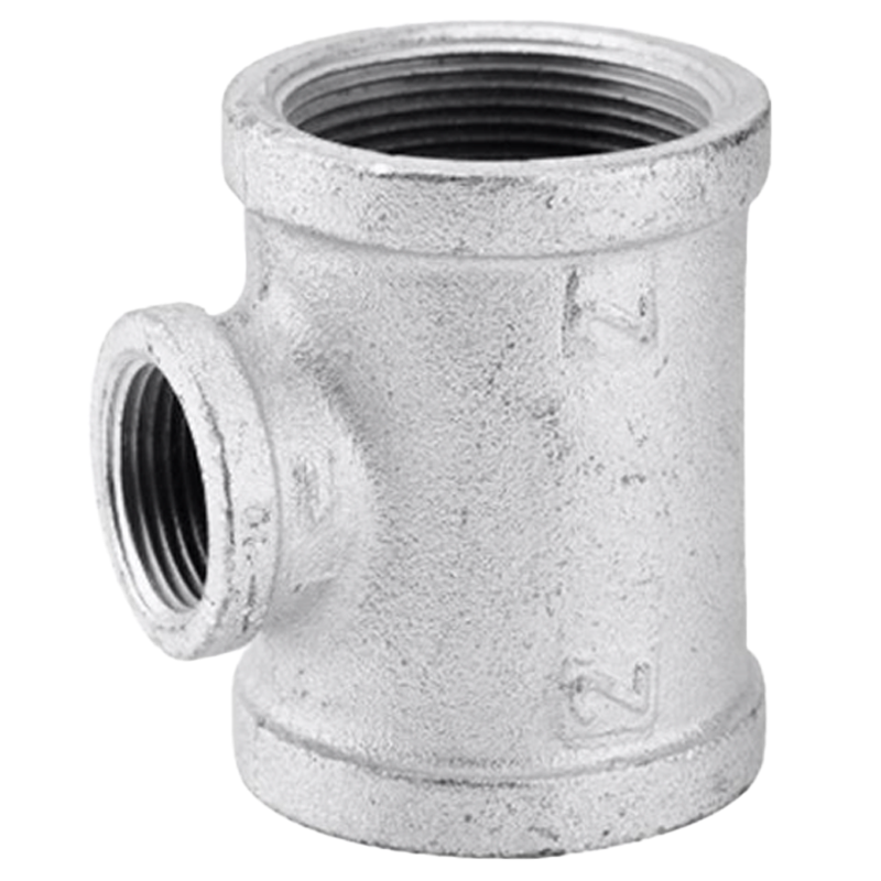 云型巨 镀锌变径三通 镀锌管件配件 DN32*20 单位:个