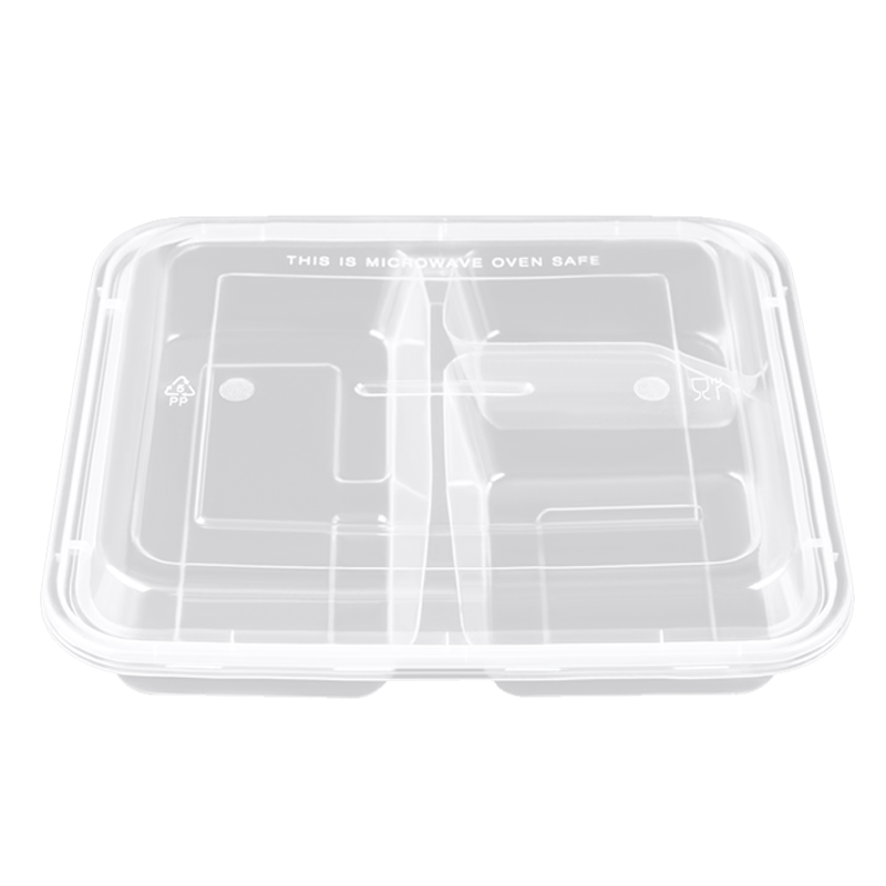 旺琰礼一次性餐盒(三分格)1000ml 150套/箱