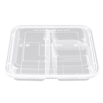 旺琰礼一次性餐盒(三分格)1000ml 150套/箱