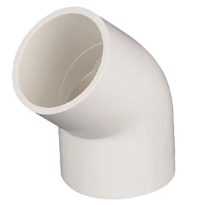 盛京联硕 PVC给水45度弯头 公称内径75mm 个