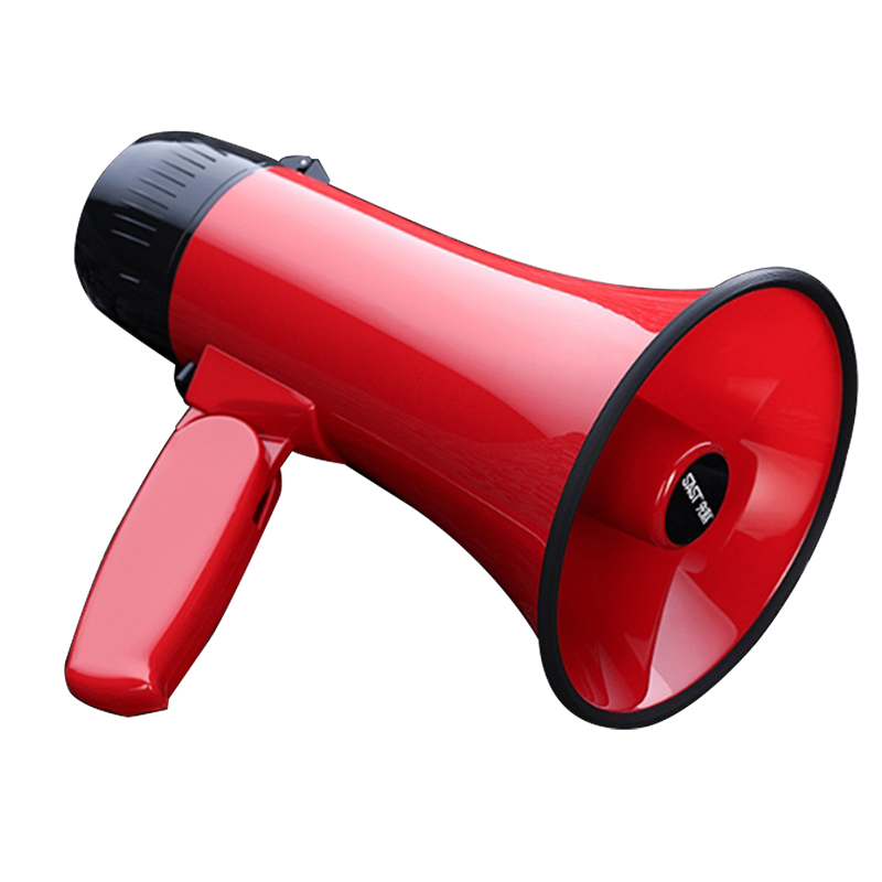先科手持高音喊话器扩音器摆摊货叫卖录音便携式电充电广告宣传卖菜地摊小型嗽叭户外大声公高音喇叭扬声器大啦叭蓝牙