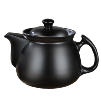 烘焙精灵传统明火大容量养生中药壶熬药罐煎药壶陶瓷砂锅煮草药壶_6AL煤气灶用