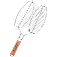 尚烤佳烤鱼烧烤夹烤鱼网烧烤网双鱼烤网巨无霸烤鱼网SKJ-043