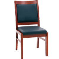 戴劲 会议椅四脚老板椅办公椅麻将椅皮电脑椅中式酒店椅大班椅SM平头椅