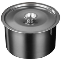 厨小姐304不锈钢加厚带盖调料罐18cm CXJ-1023/个