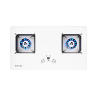 华帝百得(BEST) QE72燃气灶白色 5.2kW超大火力聚能灶 家用嵌入式大火力灶 台嵌两用双眼灶具(液化气)