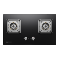 华帝百得(BEST) QE75 聚能燃气灶 5.0kW钢化玻璃燃气灶 超大火力蝴蝶大火力灶 双边定时嵌入式灶具 液化气