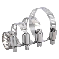 璨铮光 不锈钢喉箍管卡 16-25mm 个