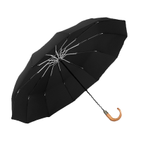 全自动折叠雨伞12骨/ 把