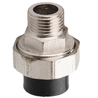 云型巨 PE外丝活接 PE管配件饮用水自来水管硬管配件 32*1寸 单位:个