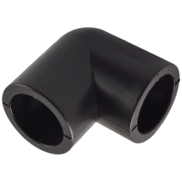 云型巨 PE弯头90° PE管配件饮用水自来水管硬管配件 75mm 单位:个