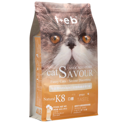 TEB汤恩贝K8幼猫成猫挑嘴猫粮1.8kg 进口原料加菲英短蓝猫天然粮