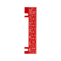 分线盘铭牌(20x90mm 树脂 塑料)1个