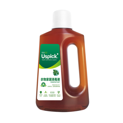 Uspick+悠选衣物家居消毒液1L杀菌洗衣衣服玩具宠物多用途室内消毒水