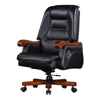 鹍翔实木办公椅老板椅118X70X58CM/把