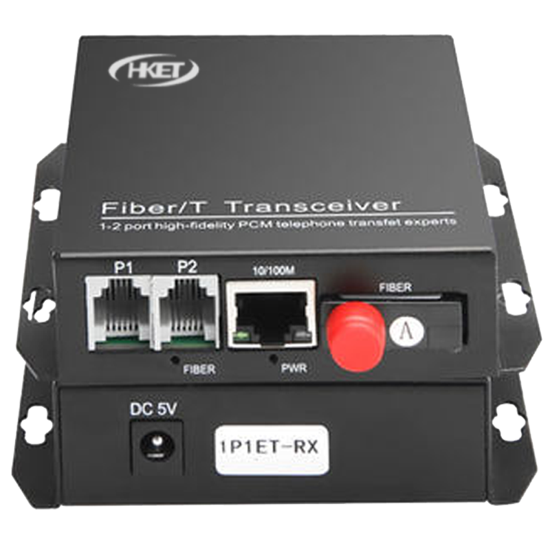 华科亿通 1路电话+1路网络光端机 HKET-1P1E