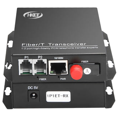 华科亿通 1路电话+1路网络光端机 HKET-1P1E