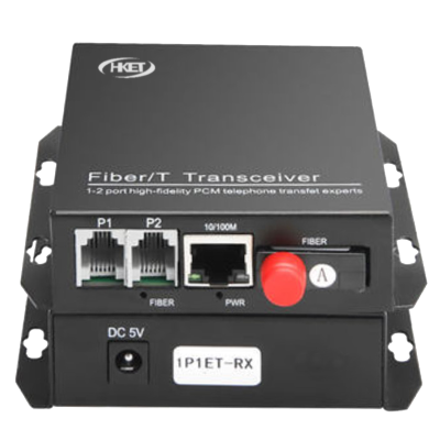 华科亿通 2路电话+1路网络光端机 HKET-2P1E