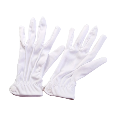 泽奋 礼仪手套 三筋带扣 副