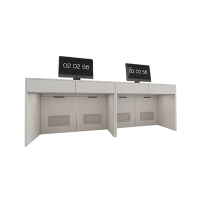 天远鑫景实木岩板办公桌 1平方米 平方米