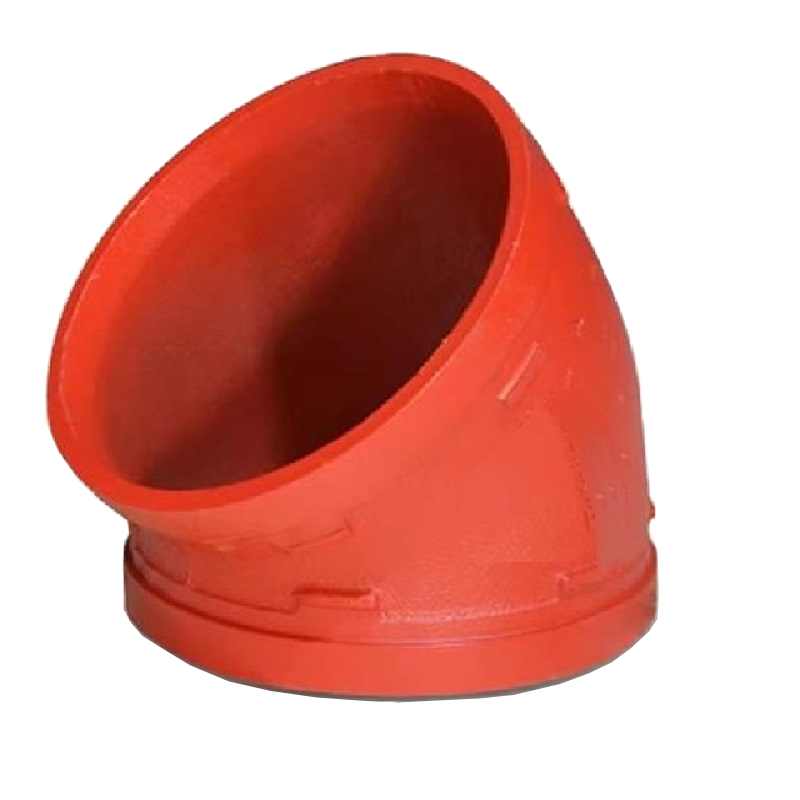 盛京联硕 沟槽卡箍45度弯头 DN100(外径114) 个