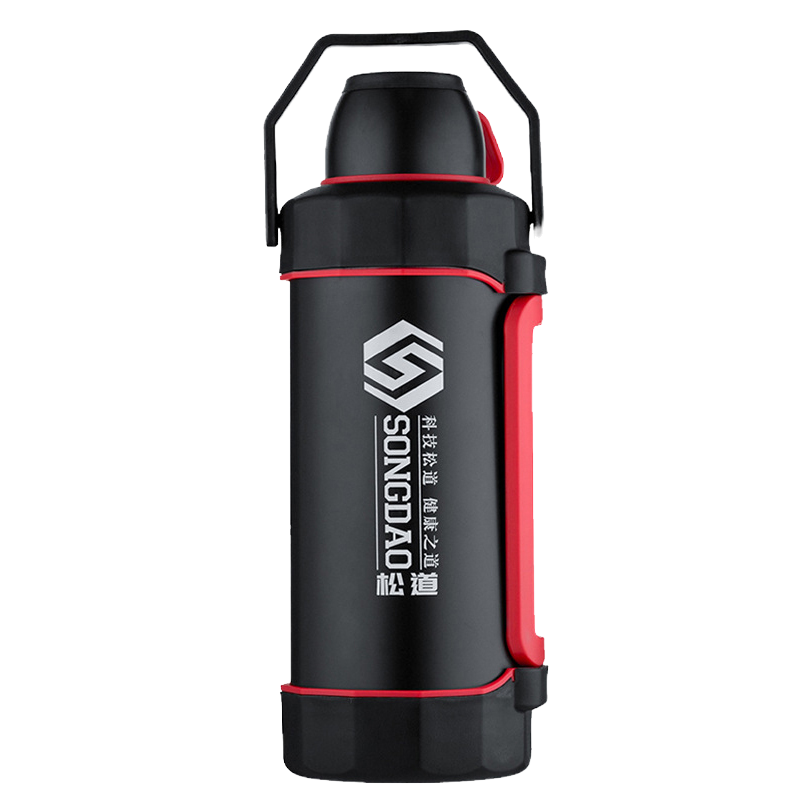 松道不锈钢大容量车载便携旅行热水壶暖水壶热水瓶暖瓶暖壶保温水壶13系列本色5200ml