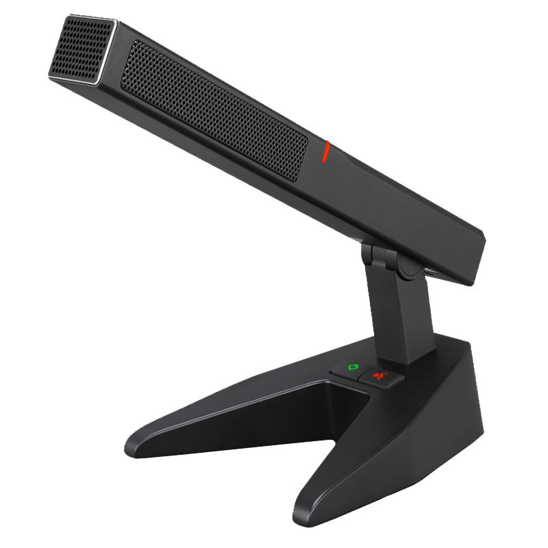 润普国产化有线手拉手系统 RP-YS6820(1+2)专业有线麦克风工程会议话筒方杆短杆鹅颈麦一拖二