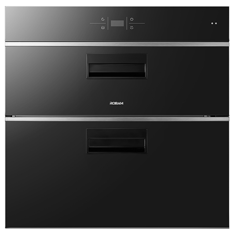 老板(ROBAM)家用嵌入式触控式消毒柜 105L大容量 24小时预约 中低温杀菌 紫外线+臭氧强力净化XB702X