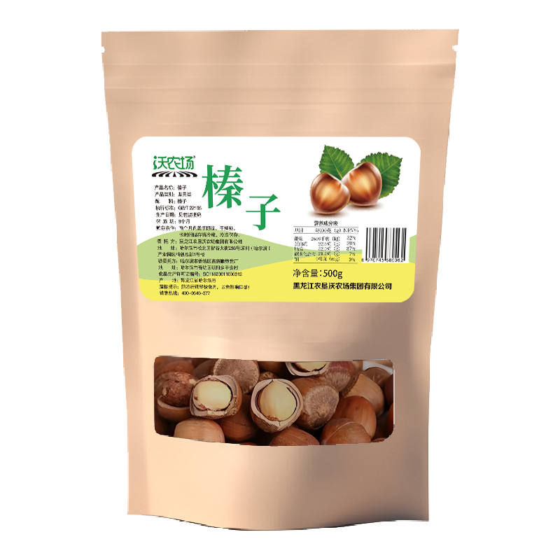 沃农场榛子500g/袋