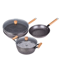 火象麦饭石原木五件套HXG-TZ056/套