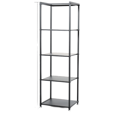 锦北 衣架落地卧室挂衣架衣帽架欧式简易多功能挂衣服架子家用置物架 黑色置物架