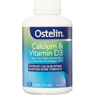 Ostelin 奥斯特林 大恐龙 钙片 275粒 1瓶装 7岁以上 片剂 儿童宝宝孕妇成人老人全家补钙适用 澳洲进口