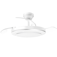 美的风扇灯电风扇吊灯家用卧室客厅餐厅隐形吸顶吊扇灯隐形风扇灯2024新款客厅餐厅吊灯电风扇吊扇灯