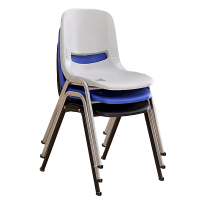 东杉东杉 四角椅 职员办公椅简约办公椅 黑色