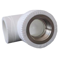 盛京联硕 PPR内螺纹弯头PPR32×1寸 个