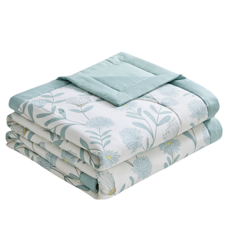 她莎 A类纯棉印花夏凉被 200*230cm 条