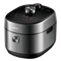苏泊尔(SUPOR)电压力锅5L/升精钢球釜智能鲜呼吸高压锅一锅双胆家用2200w猛火8分钟快手菜SY50FH77Q