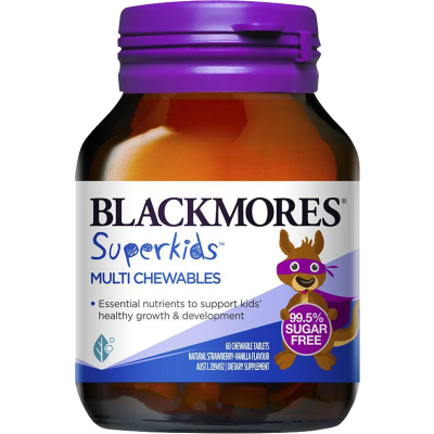 BLACKMORES 澳佳宝 儿童复合维生素 咀嚼片 60片 适合2-13岁儿童少年 澳洲进口