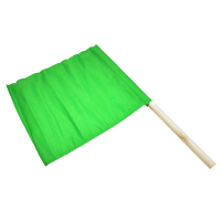 和居态 木杆防护旗 绿30x35cm 个