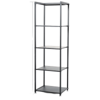 戴劲 衣架落地卧室挂衣架衣帽架欧式简易多功能挂衣服架子家用置物架 黑色置物架